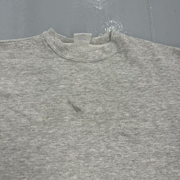 Vintage 80s Discus Athletic Grey Blank Sweatshirt - Picture 4 of 5